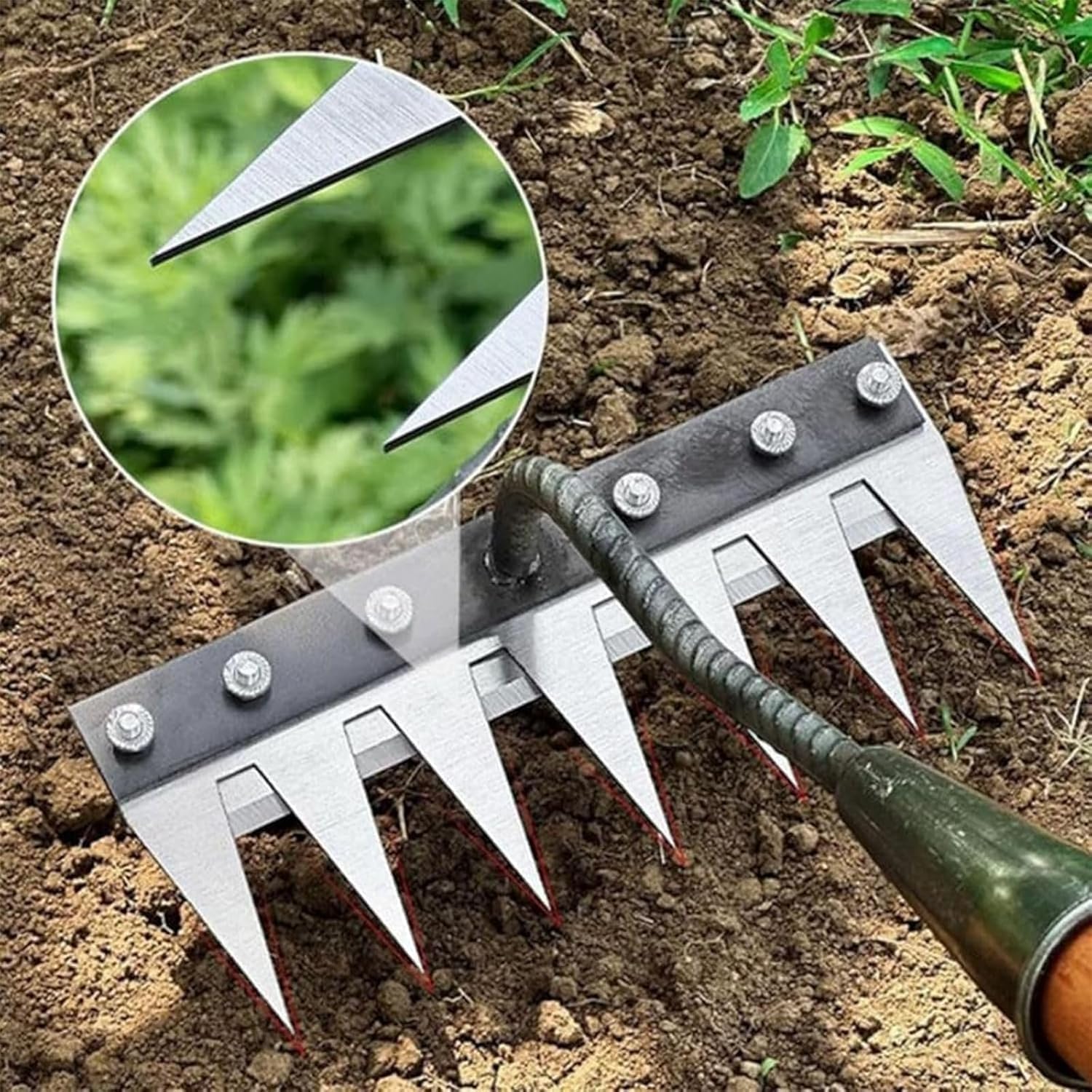5/6/7/8 зубьев металлические г – обзор и цена Agriculture Farming Hand Tools